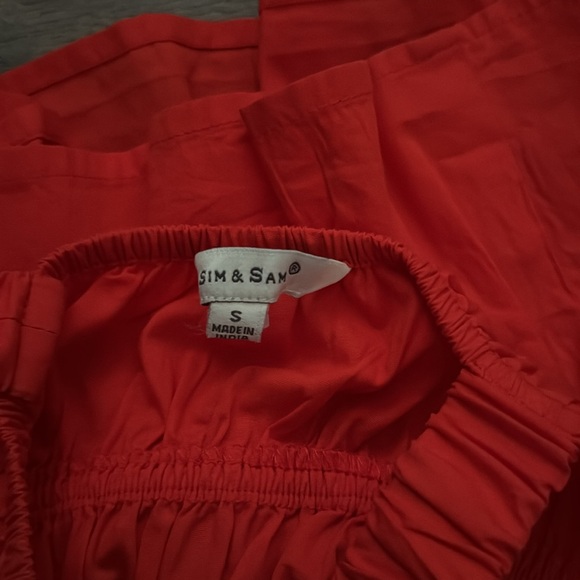 Sim & Sam Small Tank Red - Picture 3 of 3